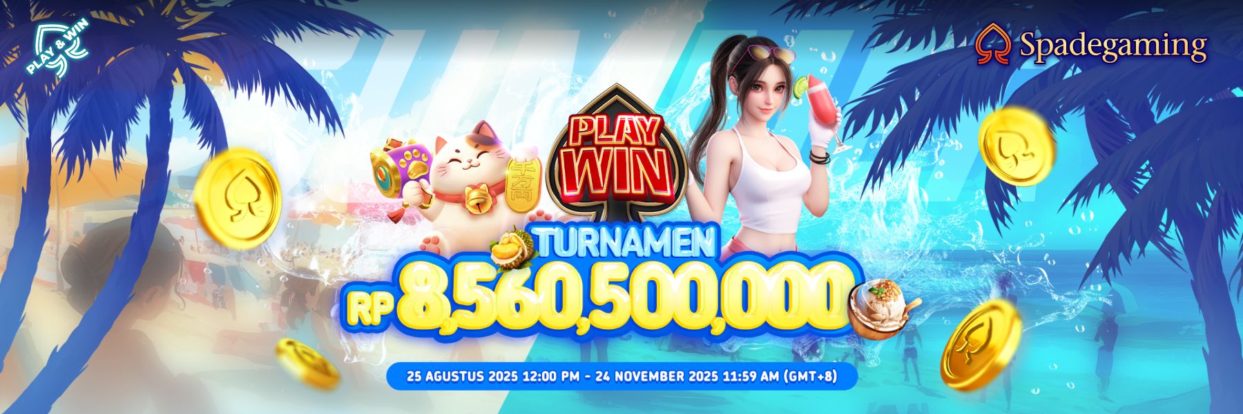 Play and Win Tournament - Spadegaming